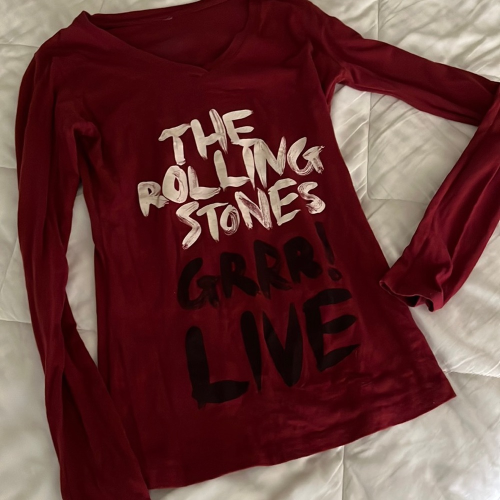 Rare! Rolling Stones Concert long sleeve t shirt